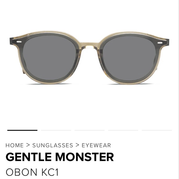 Gentle Monster Obon KC1 Sunglasses - olive khaki - Picture 1 of 8